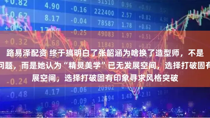 路易泽配资 终于搞明白了张韶涵为啥换了造型师，不是合约到期也非跳槽问题，而是她认为“精灵美学”已无发展空间，选择打破固有印象寻求风格突破