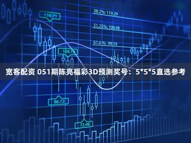 宽客配资 051期陈亮福彩3D预测奖号：5*5*5直选参考