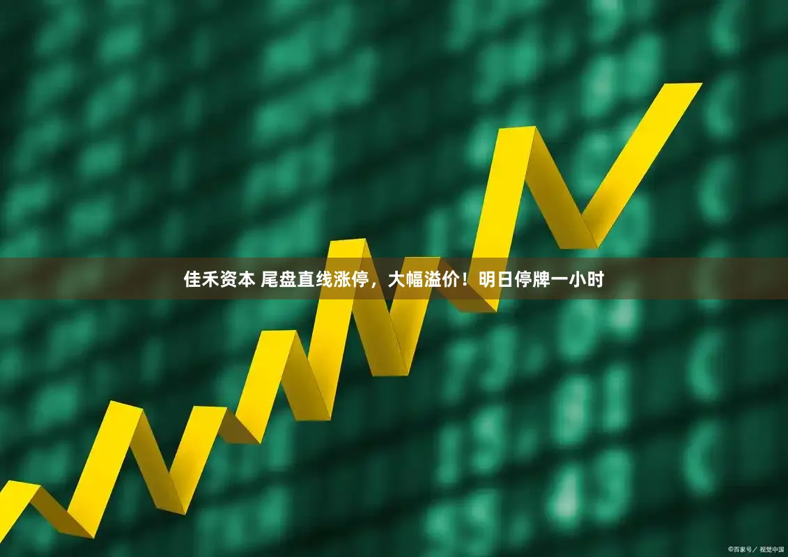 佳禾资本 尾盘直线涨停，大幅溢价！明日停牌一小时