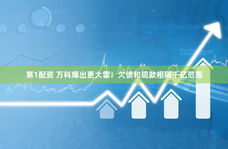 第1配资 万科爆出更大雷！欠债和现款相隔千亿范围