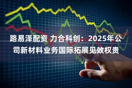 路易泽配资 力合科创:2025年公司新材料业务国际拓展见效权贵