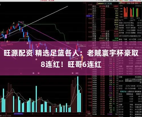 旺源配资 精选足篮各人：老贼寰宇杯豪取8连红！旺哥6连红